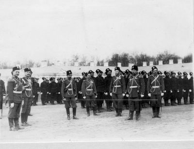 1903. Парад в царском селе - «военные действия»