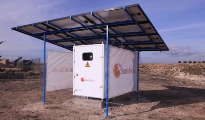 Компактная солнечная электростанция outdoor microstation