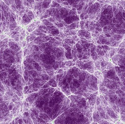Новые симуляции помогли определить свойства темной материи