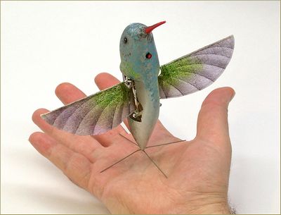 Создан нанодрон-колибри