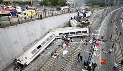 Железнодорожная катастрофа в испании
